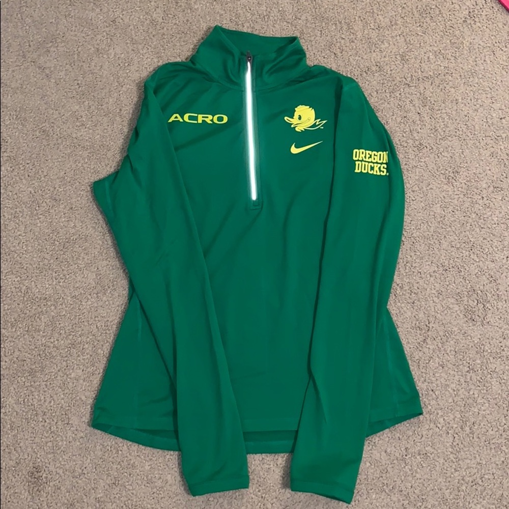 Oregon Nike Dri-Fit Half Zip